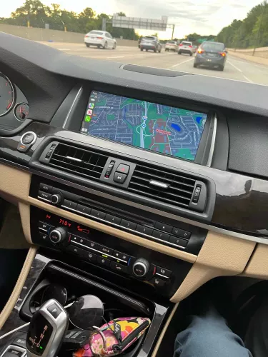 Navigatie Dedicata BMW Seria 5 F10 cu Android - 4+64 GB - slot SIM 4G - Octa Core Radio DSP GPS USB RDS Bluetooth Internet WiFi Dual Zone Di