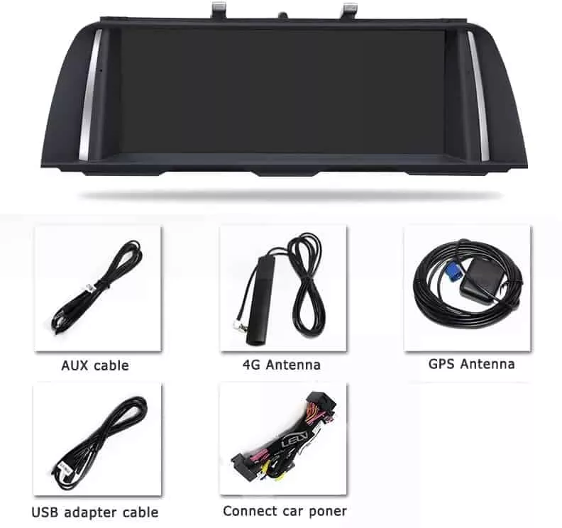 Navigatie Dedicata BMW Seria 5 F10 cu Android - 4+64 GB - slot SIM 4G - Octa Core Radio DSP GPS USB RDS Bluetooth Internet WiFi Dual Zone Di