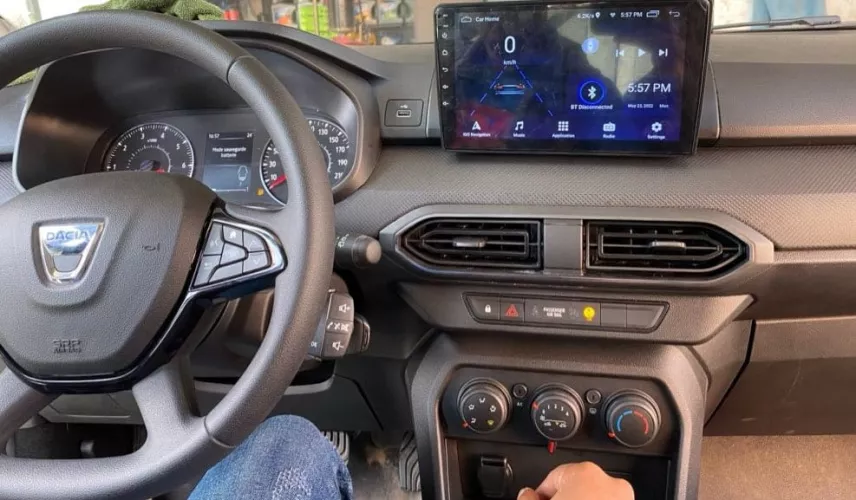 Navigatie Dedicata Dacia Jogger cu Android - 4+64 GB - slot SIM 4G - Octa Core Radio DSP GPS USB RDS Bluetooth Internet WiFi Dual Zone Displ