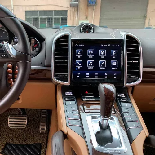 Navigatie Dedicata Porsche Cayenne 2011-2017 cu Android &ndash 4+64 GB &ndash slot SIM 4G - Octa Core Radio DSP GPS USB RDS Bluetooth In