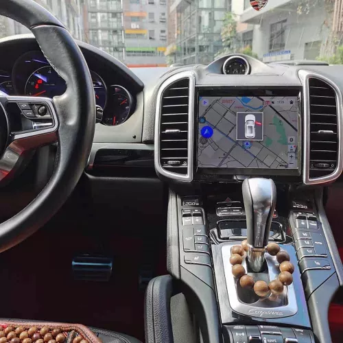 Navigatie Dedicata Porsche Cayenne 2011-2017 cu Android &ndash 4+64 GB &ndash slot SIM 4G - Octa Core Radio DSP GPS USB RDS Bluetooth In