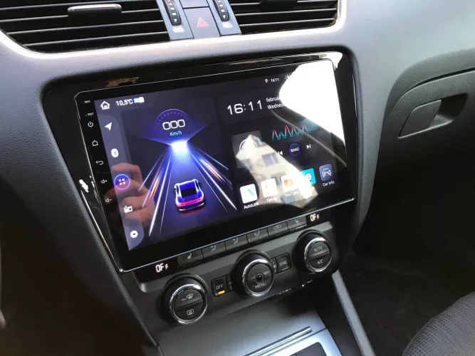 Navigatie Dedicata Skoda Octavia 3 2013-2019 cu Android &ndash 2+32 GB &ndash slot SIM 4G - Octa Core Radio DSP GPS USB RDS Bluetooth In
