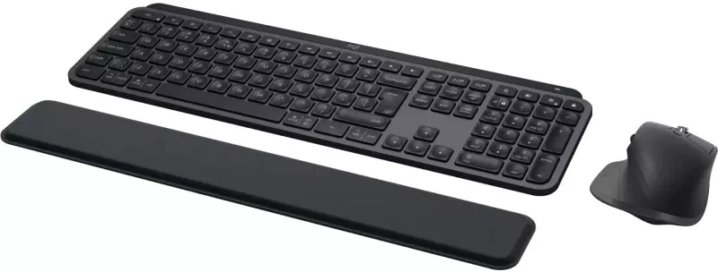 Kit periferice Logitech MX Keys S Combo Wireless/Bluetooth Palmrest ...