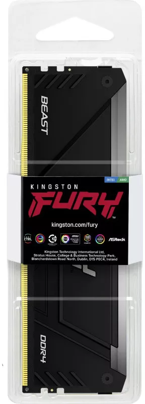 Memorie Kingston FURY Beast RGB 8GB DDR4 3200MHz CL16