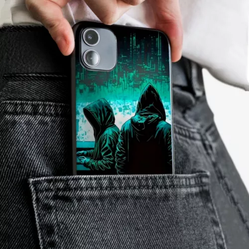Husa pentru Xiaomi 12T din Silicon Model Anonymous Hacker - 1