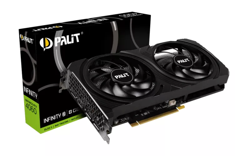 Placa video Palit Infinity 2 GeForce RTX 4060 8GB GDDR6 128-bit DLSS 3