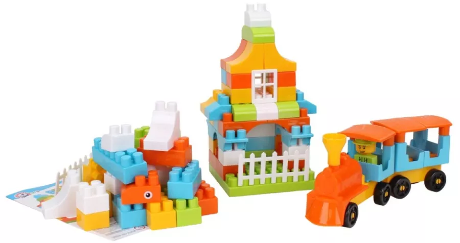Cuburi de constructii Technok 90 de piese