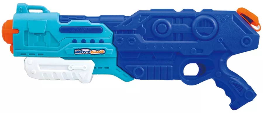 Pistol cu Apa pentru Copii Rezervor de 1500 ml Maner de transport Pentru Piscina/Plaja Flippy 3 ani+ Bleumarin Lungime 44 cm