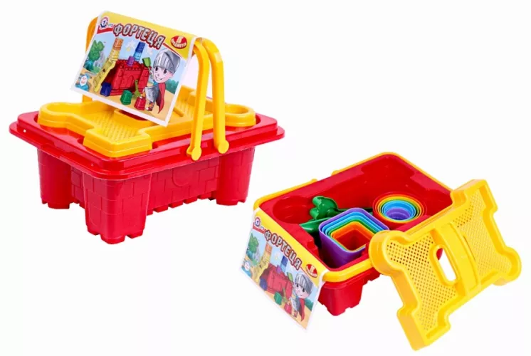 Set de nisip de construit castel TechnoK cu accesorii