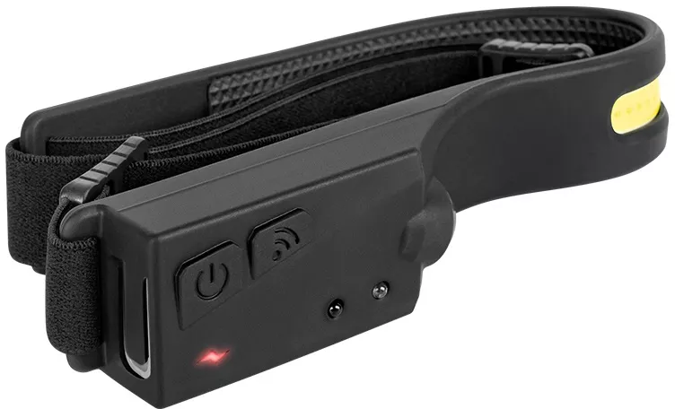 Lanterna Frontala Frunte Rebel + COB 3W + 5W cu acumulator