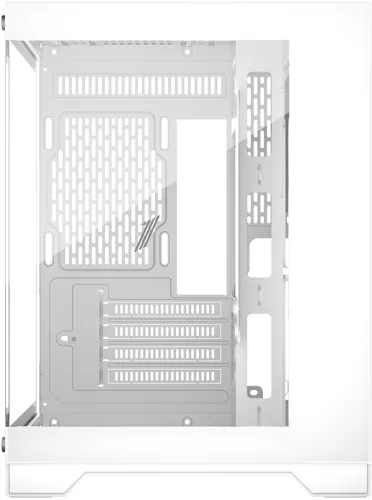 Carcasa Acvariu Gaming 1stPLAYER MV5 ARGB Cube Tower M-ATX/ ITX Tempered Glass Alb