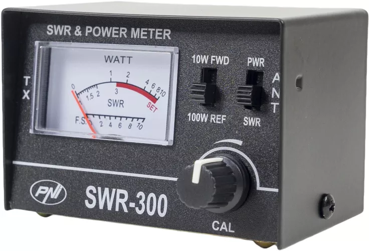 Riflettometro PNI SWR-300 Per Antenne Radio CB – Misura SWR 26-30 MHz E Potenza Fino A 100W, Portatile E Preciso - 5