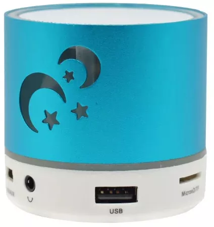 Boxa Portabila iUni DF03 Slot Card Radio Metal Albastru