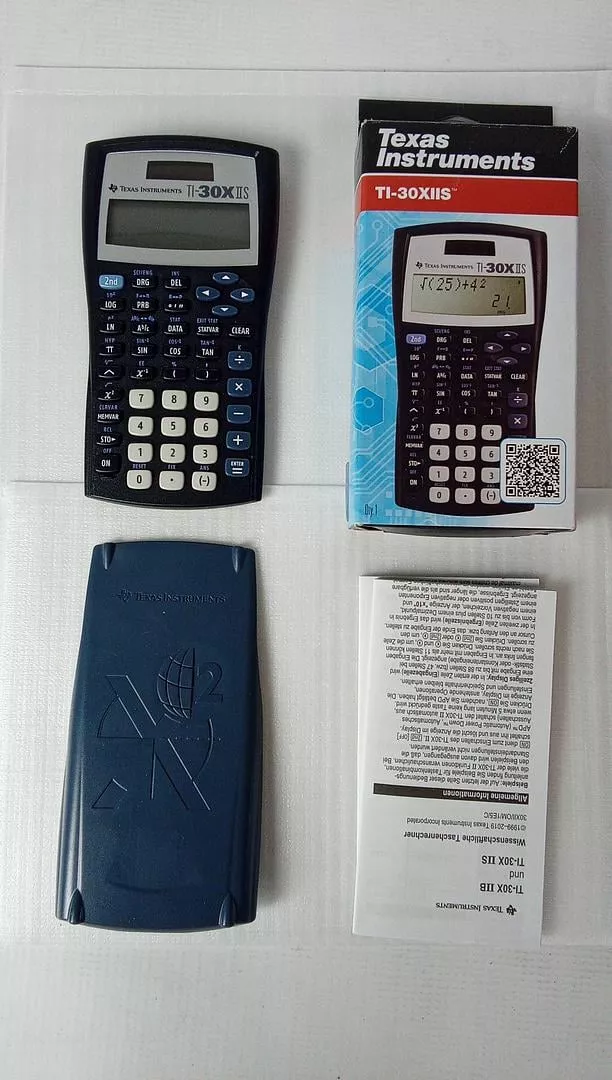 Calculator stiintific de birou Texas Instruments TI-30 XIIS Albastru - SECOND