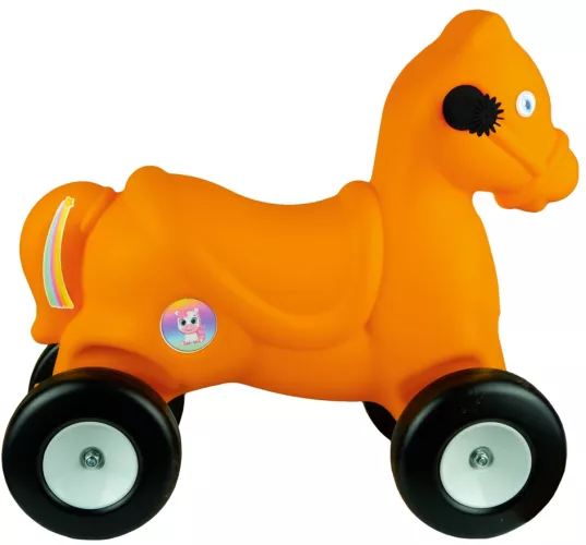 Calut cu roti portocaliu - ROBENTOYS