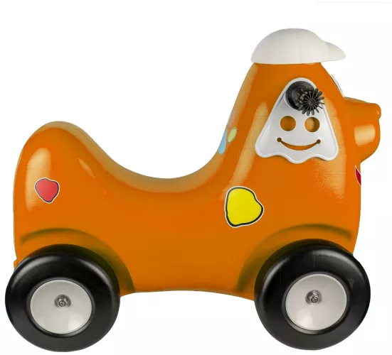 Catel cu roti portocaliu - ROBENTOYS