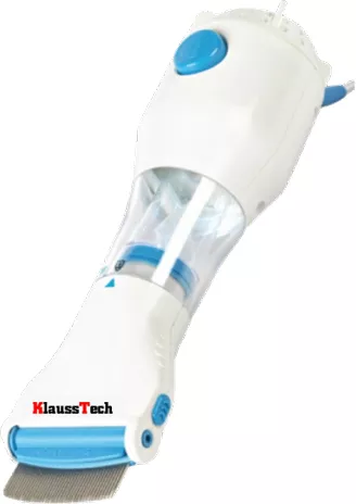 Dispozitiv Anti-Paduchi si Paraziti KlaussTech 4 Capete Putere 50-200W Unghi Ajustabil Alb/Albastru
