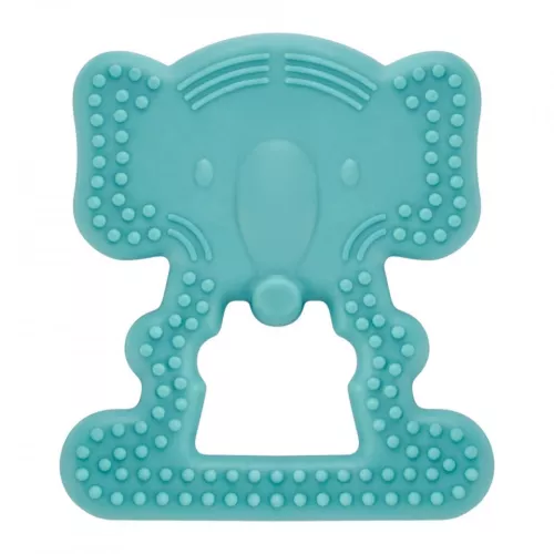 Jucarie dentitie babyjem elefant culoare gri