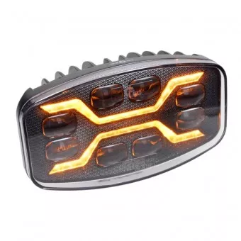 Proiector faza lunga cu DRL alb si stroboscop X-Spider V3436