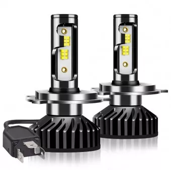 Set 2 Becuri Led H4 X4 scurte/lungi 12v/24v KRU167