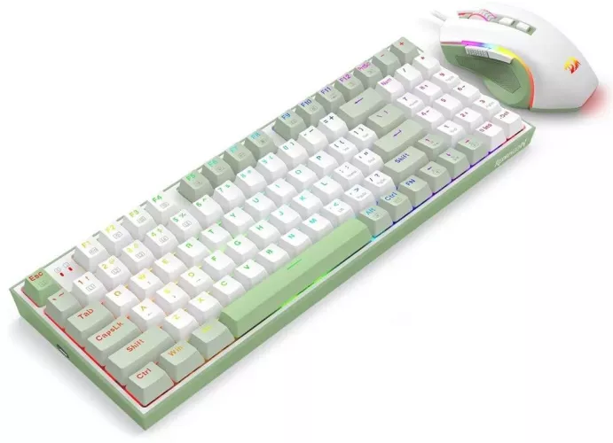 Kit tastatura mecanica si mouse Redragon S134 Ultimate Gaming Rig ...