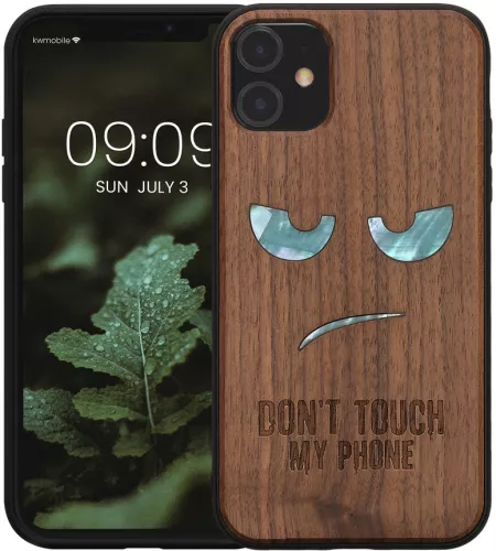 Husa Kwmobile pentru Apple iPhone 11 Multicolor Lemn/Silicon 49799.19