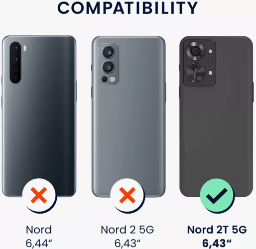 Husa kwmobile pentru OnePlus Nord 2T Silicon Albastru 58764.205