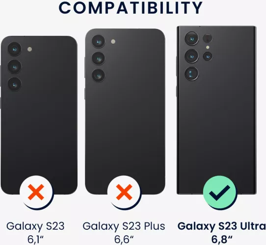 Husa kwmobile pentru Samsung Galaxy S23 Ultra Silicon Albastru 60284.58