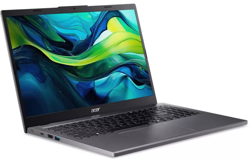 Laptop Acer Aspire 15 15.6 inch FHD IPS AMD Ryzen 5 8640HS 16GB DDR5 512GB SSD AMD Radeon 760M No OS Steel Gray Resigilat