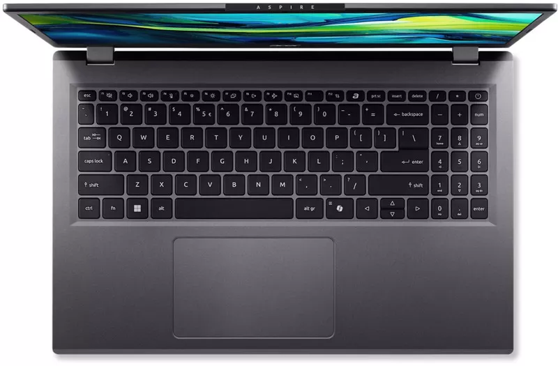 Laptop Acer Aspire 15 15.6 inch FHD IPS AMD Ryzen 5 8640HS 16GB DDR5 512GB SSD AMD Radeon 760M No OS Steel Gray Resigilat