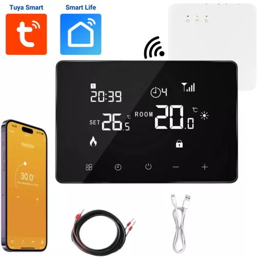 Termostat de ambient Inteligent BIRAI® Controlat Prin Internet/Smartphone