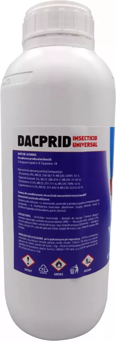 Supra Insect Insecticid profesional concentrat 1L cu spectru larg de actiune asupra