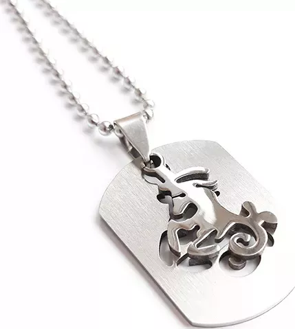 Pandantiv zodia Capricorn cu lant inox PersonalStyle dog tag