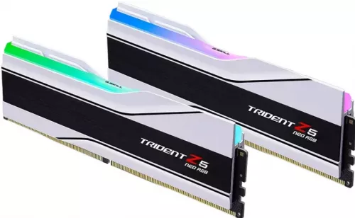 Kit Memorie G.Skill Trident Z5 Neo RGB White AMD EXPO 32GB DDR5 6000MHz CL30 Dual Channel