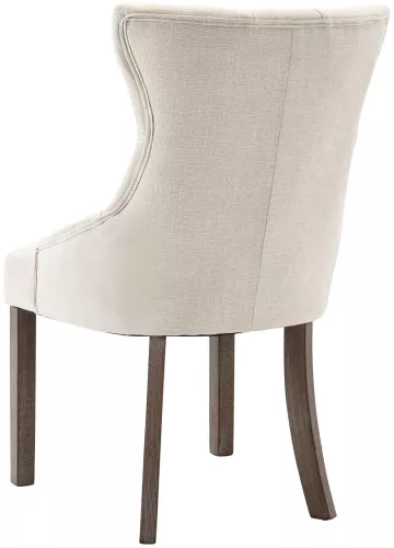 Scaune De Sufragerie 4 Buc. Bej Material Textil