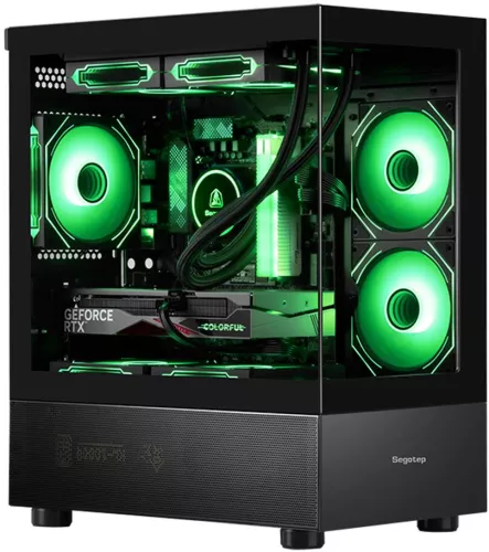 Carcasa Segotep Endura 240S SECC Steel Micro ATX Mini Tower Black