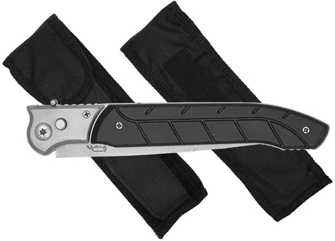 Cutit cu arc otel inoxidabil 31 cm argintiu husa inclusa