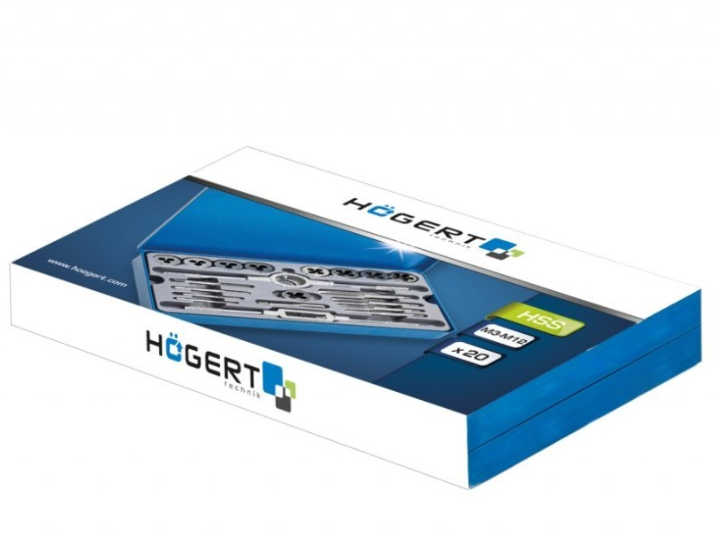 Trusa tarozi Hogert HT3B580 20 piese M3
