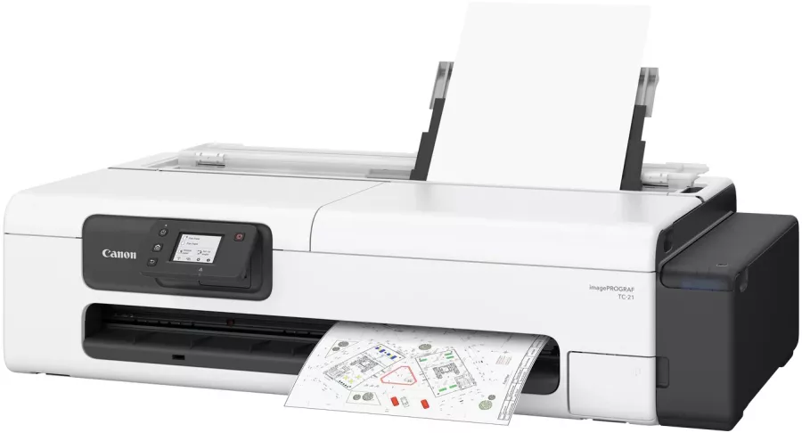 Plotter Canon ImagePROGRAF TC-21 format A1-A2 4 culori 24 inch 1GB 2400 ...