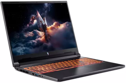 Laptop gaming Acer Nitro V 16 AI ANV16-42 AMD Ryzen 5 240 16GB DDR5 512GB SSD GeForce RTX 5050 8GB WUXGA IPS 180Hz No OS Shale Black