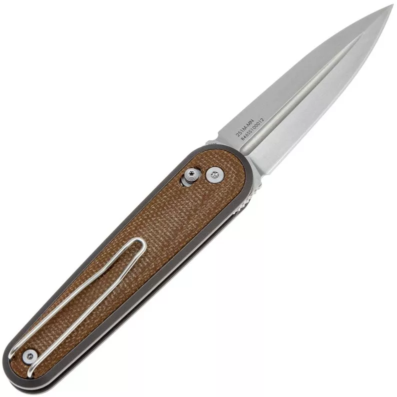 Cutit pliabil SRM 251M-MN - K131X maner Micarta lama din otel N690