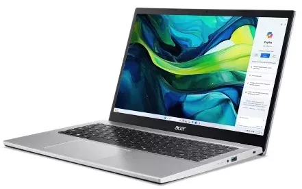 Laptop Acer Aspire Go 15 AG15-42P 15.6 FHD IPS AMD Ryzen 7 5825U 16GB DDR4 512GB SSD AMD Radeon No OS Pure Silver