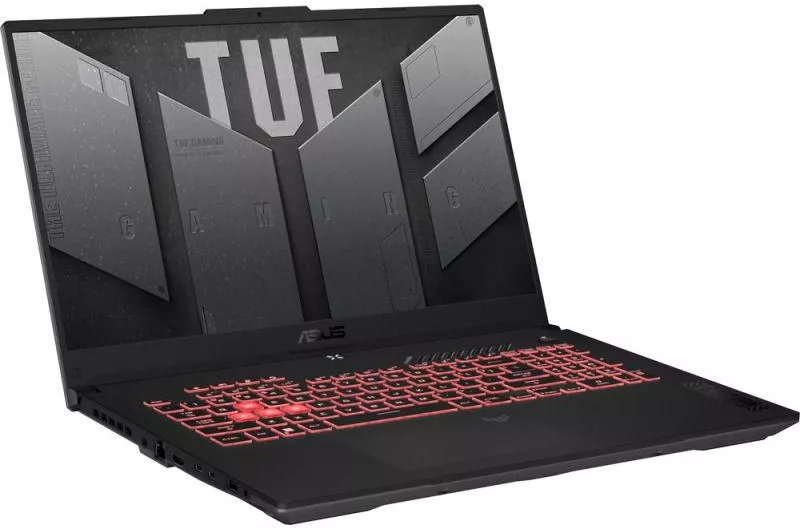 Laptop gaming ASUS TUF A17 FA707NUG AMD Ryzen 7 7445HS 16GB DDR5 2TB SSD GeForce RTX 4050 6GB FHD 144Hz No OS Mecha Gray