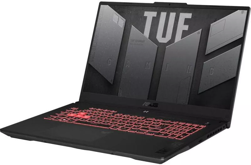 Laptop gaming ASUS TUF A17 FA707NUG AMD Ryzen 7 7445HS 16GB DDR5 2TB SSD GeForce RTX 4050 6GB FHD 144Hz No OS Mecha Gray