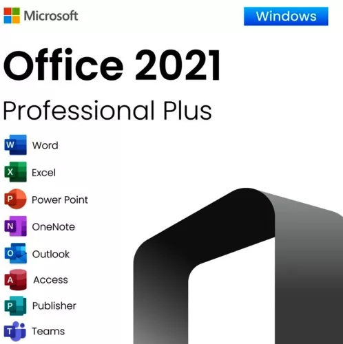 Windows 11 Pro + Office 2021 Pro Plus - Licenta Permanenta Retail - Toate