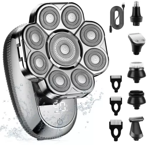 Aparat de ras electric set 6 in 1 MACASORE &ndash ingrijire completa pentru