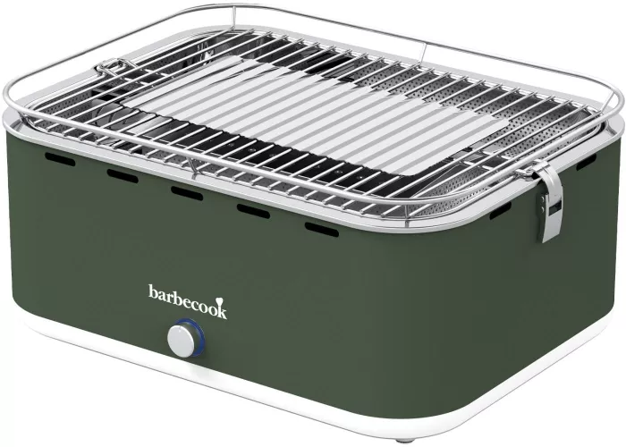 Barbecook Bc-cha-1018 Carlo Gratar De Masa Cu Carbuni Verde 44x33x21cm