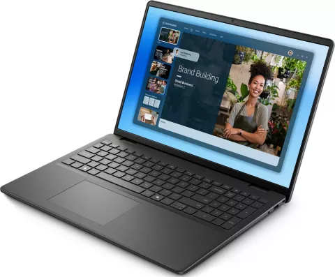 Laptop Dell 16 DC16250 Intel Core 5 120U 16 inch RAM 16GB SSD 512GB Intel Graphics Linux Carbon Black