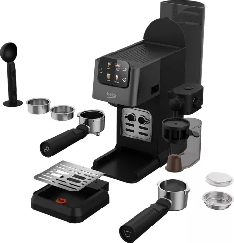 Ki4u Espressor Manual 3in1 BEKO CEP5464DX 1.1l 1600W 20 Bar Sistem ...