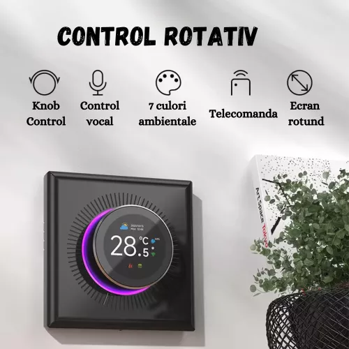 Termostat inteligent de ambient pentru centrala BIRAI® Design modern Smart